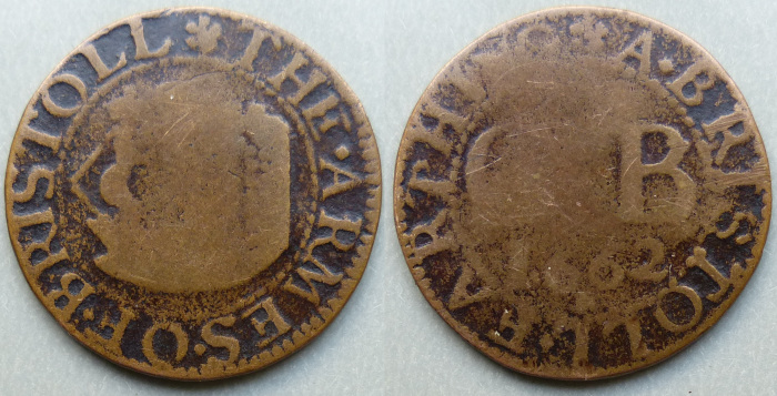 Bristol, city issue 1662 farthing N1516